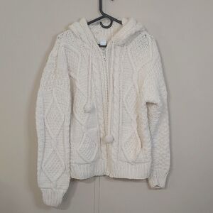 Artesanias Otavalo Chunky Knit Wool Sweater Women's Size L